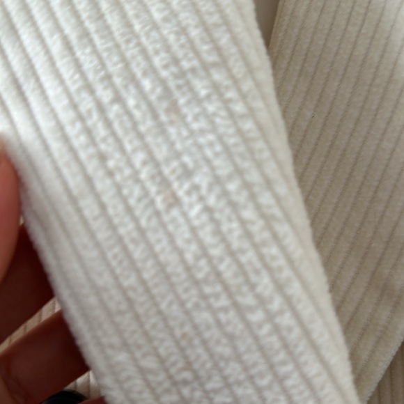 Off White Corduroy Blazer Size 2 - Picture 3 of 5